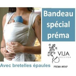 Préma wrap- Bandeau peau-à-peau préma (sous-vêtement bretelles épaules)